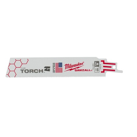 Milwaukee Tool 6 in. 18 TPI THE TORCHSAWZALL Blade-Bulk 10 48-01-2764
